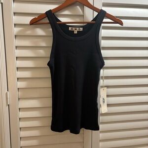 Amo black tank, size S, brand new, never worn, tags still on
